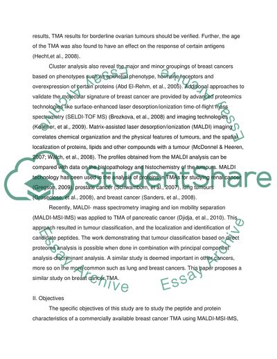 Human Breast Cancer Tissue Microarrays Analysis