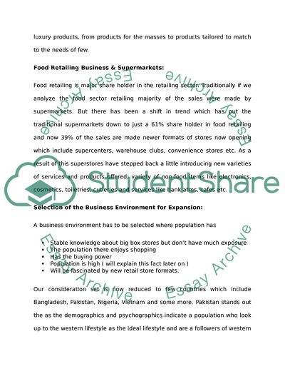 Expansion into Diverse Business Environment