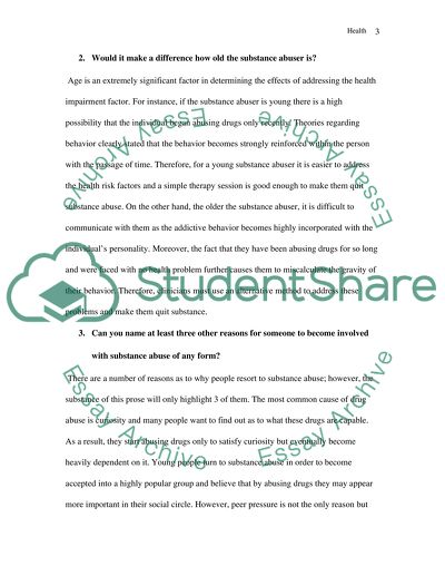 Health Impairment Factor