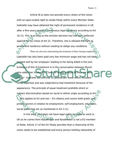 EU Rights to citizenship