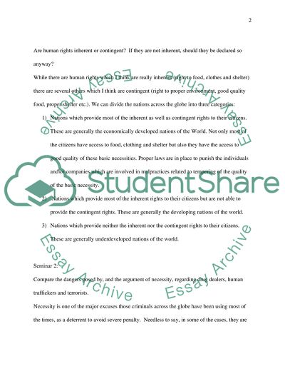 Human Rights Portfolio