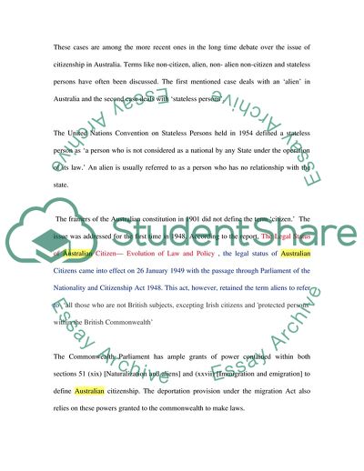 The High Court of Australia