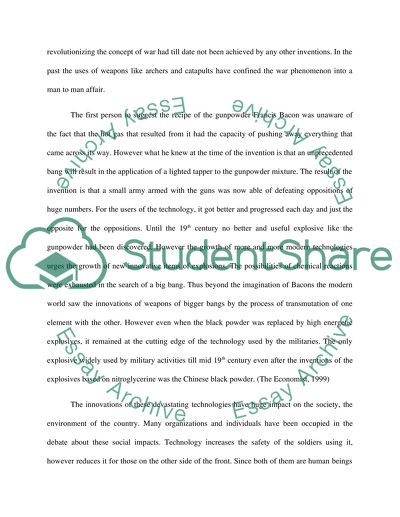 Gunpowder invention: Impact on the society