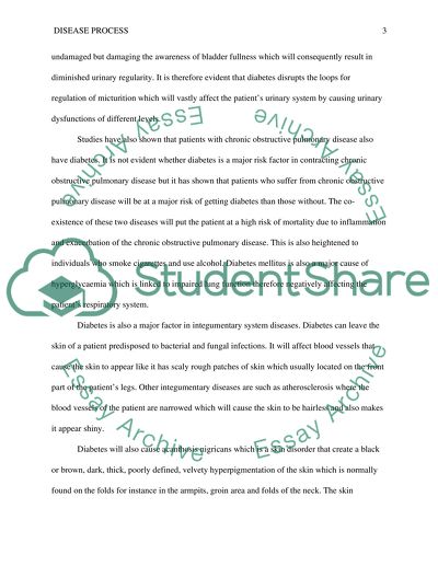 Disease Process: Diabetes Mellitus