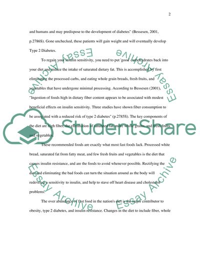 The Insulin Resistant Diet