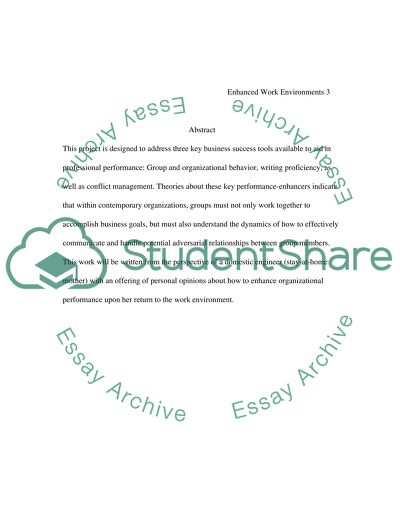 Utilizing Work Performance Habits Effectively