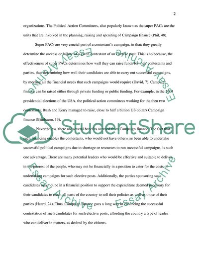 Campaign Finance - Crisis on the Southern Border