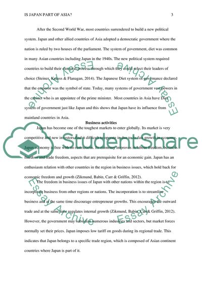 Is Japan Part of Asia