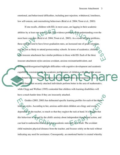 Review and Analysis of Attachment Theory
