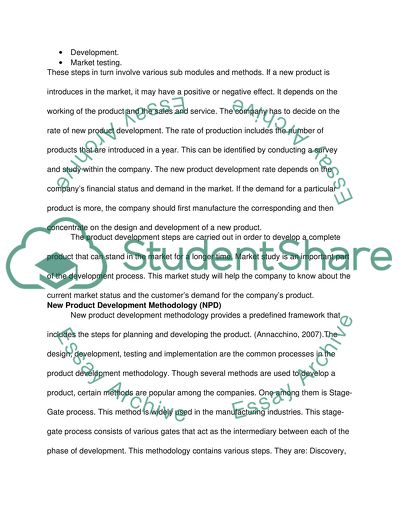 product development thesis pdf