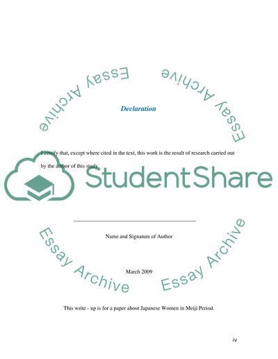 Japanese Women in Meiji Period