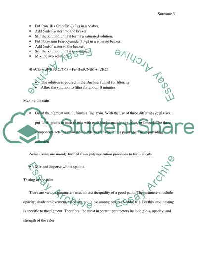 Pigments Forms as an Important Component of Paint