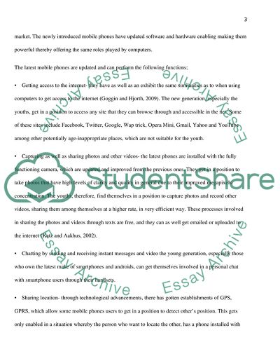 Effect of Mobile Entertainment to Children