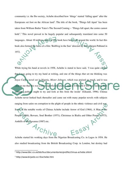 Albert Chinalmg Achebe