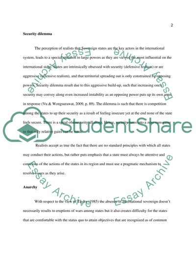 To what extent has realism dominated the study of security