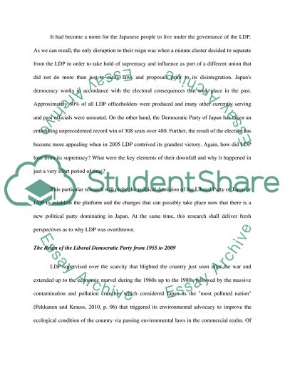 Analysis Politics of Japan