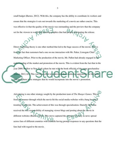 Identify and explain the key factors for the commercial success of the movie Hunger Games