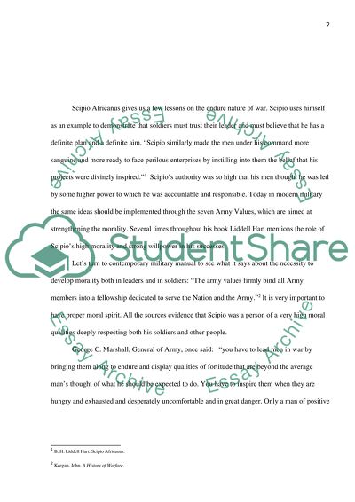 What can we learn about the enduring nature of war from Scipio Africanus