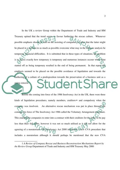 Cross Border Insolvency