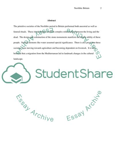 Period of Neolithic Britain