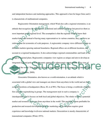 International Marketing 1