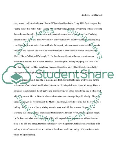 The Differences between Nietzsche, Sartre, and Camus on the Meaning of Life