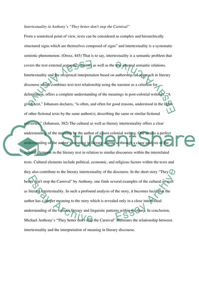 Post-Colonial Writings