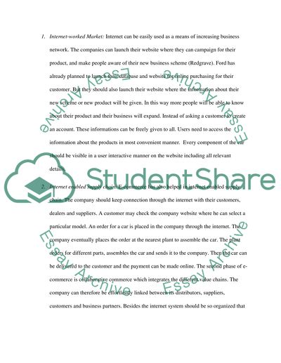 How Ford Motor Company Transformed From an e-business to an i-business