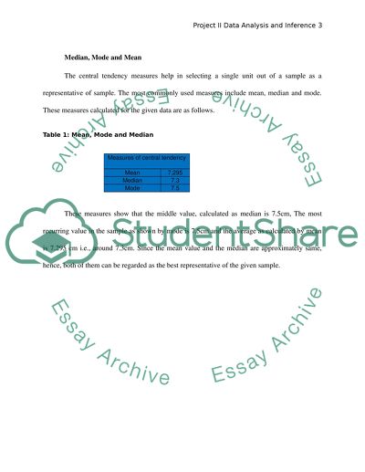 essay about mean median mode