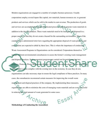 Sustainability and waste management