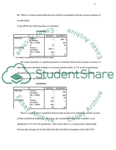 Alcohol Consumption in the United States and Russia
