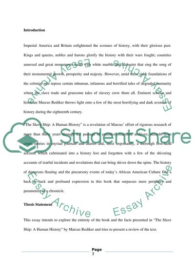 Book Review of The Slave Ship: A Human History by Marcus Rediker (penguin, 2006)