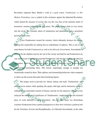 The Comparison of Mary Shelleys Frankenstein and Tim Burtons Edward Scissorhands