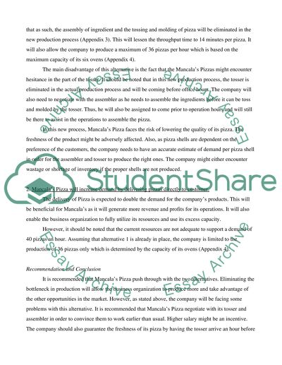 Mancalas Pizzas Problem Solving