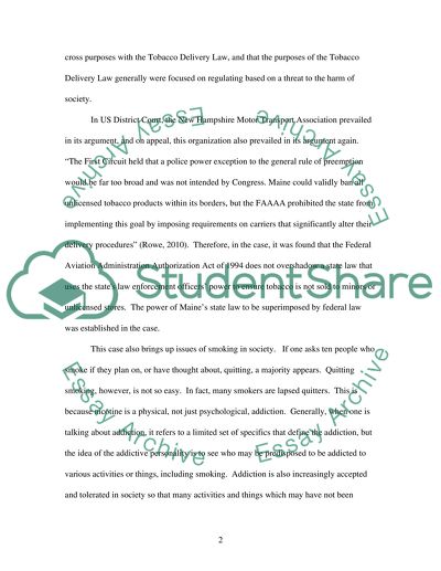 Rowe v. New Hampshire Motor Transport Association