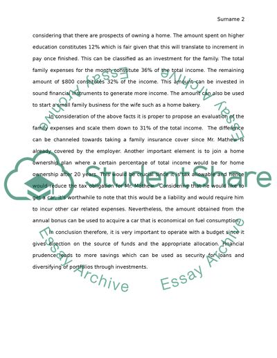 Personal Financial Planning