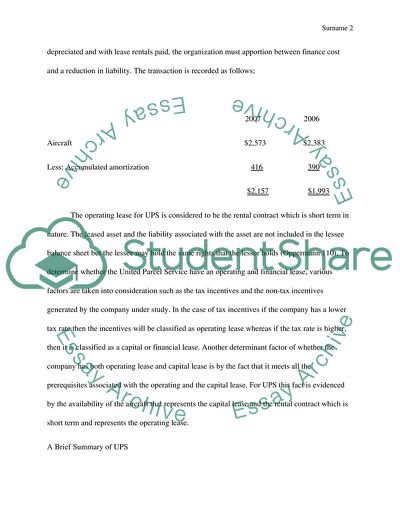 Analysis of Operating and Capital Lease
