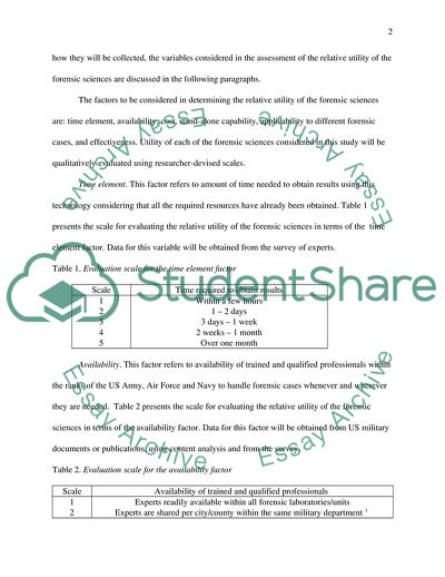 Preliminary Data Collection and Analysis
