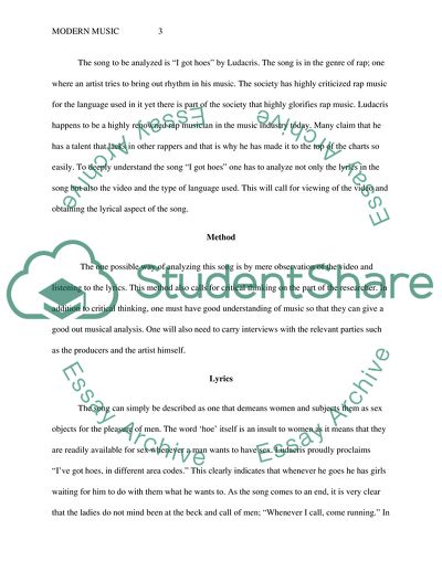 The Impact of Lyrical Messages on the Well-Being of African Americans