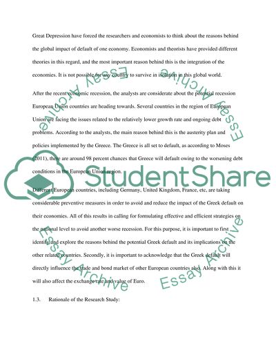 The Effects Of A Greek Default On The Uk Economy