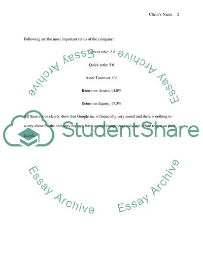 Financial Management: Google and Apple