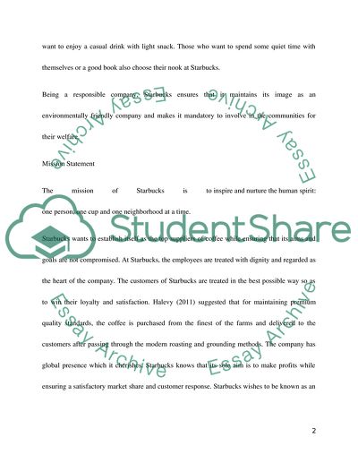 Marketing History of a Starbucks Company