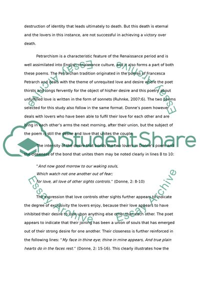 The Renaissance Period in English Poetry