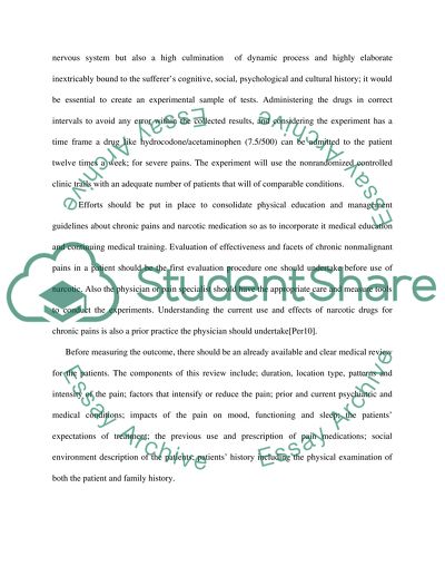 Among chronic patients what is the effect of acupunture on the use of narcotic over 30 days