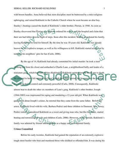 Serial Killer: Richard Kuklinski