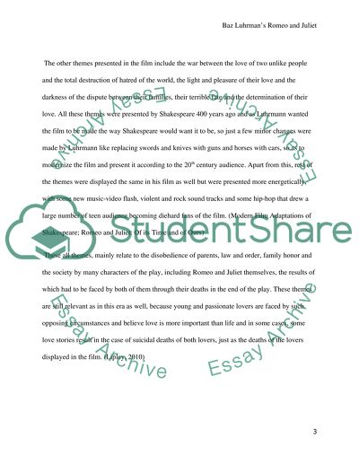 Baz Luhrmans romeo and Juliet