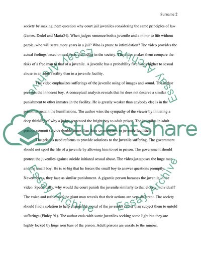 2-page rhetorical analysis on your visual argument