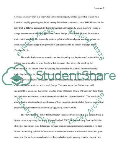 Gorbachevs Foreign Policy