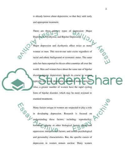 Are women likely to suffer from depression than men