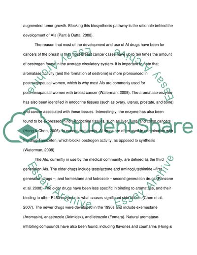 Aromatase-Inhibiting Anticancer Drugs Discussion